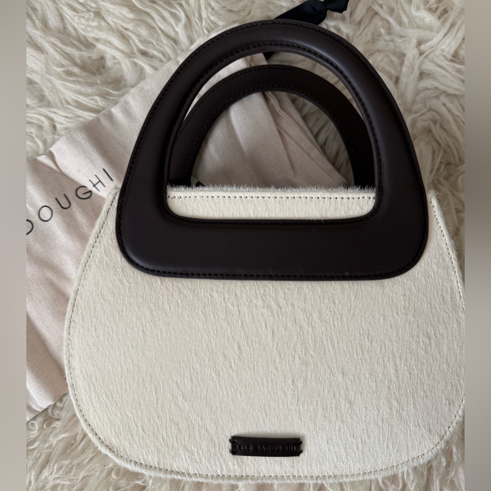 Lele Sadoughi Carla Haircalf Top Handle Bag - NWT